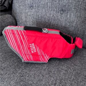 North Fetch Dog Life Jacket – Bright Red